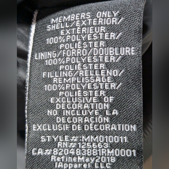 Members Only Jacket Mens Med Camo Zip Bomber Flight Military Satin Hooded A005 - Picture 7 of 14